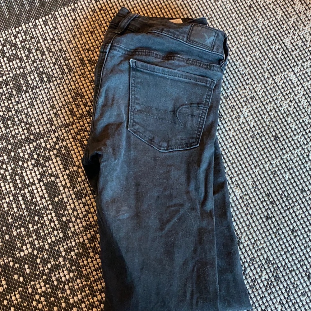 American Eagle super skinny black jeans